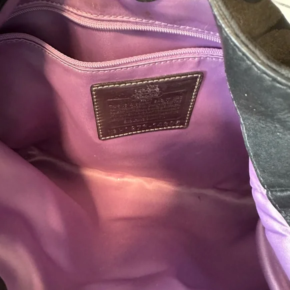 Coach Black Monogram Purse - Picture 6 of 10